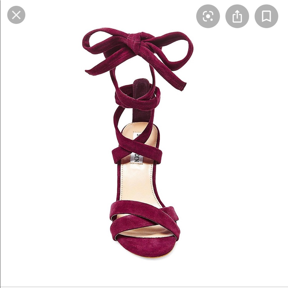 Steve Madden Christey Burgundy Heel